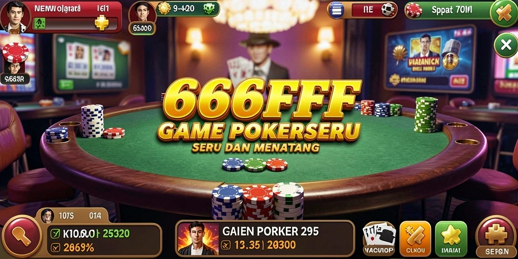 Gameplay menarik dari 666FF yang menunjukkan aksi poker yang mendebarkan.