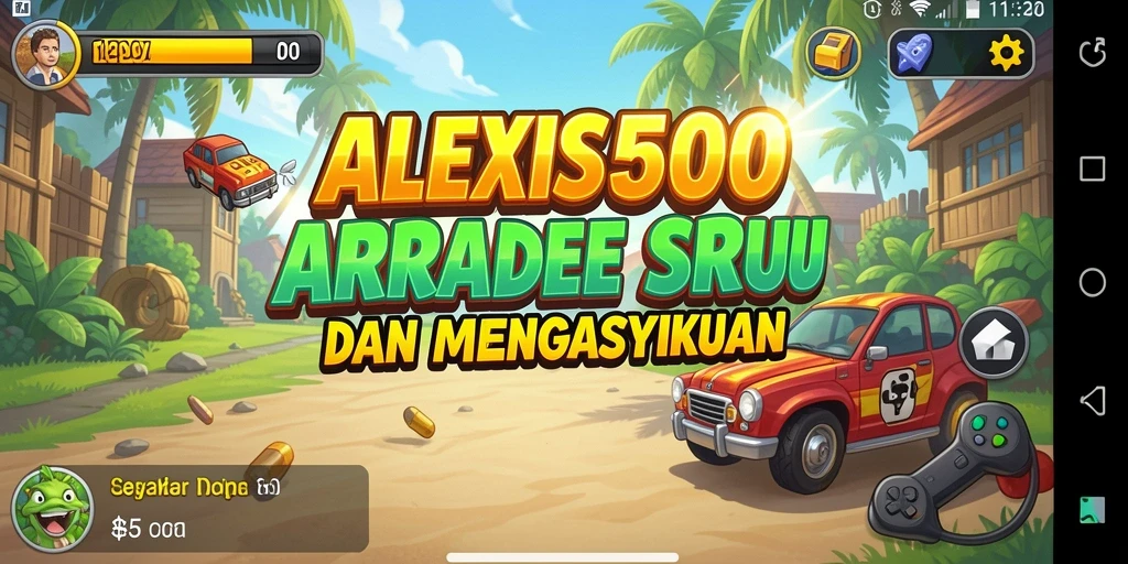 Gameplay ALEXIS500 yang penuh warna dan menantang.