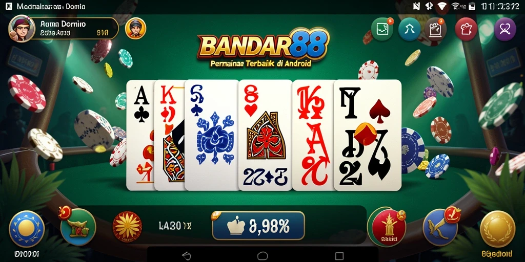 Tangkap layar gameplay BANDAR88 dengan serunya bermain Domino.