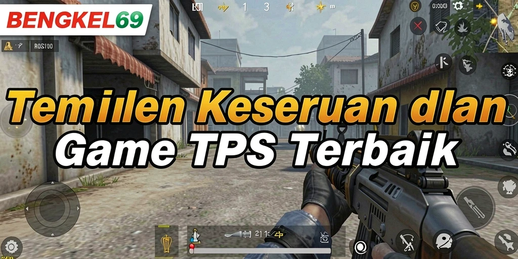 Tangkapan layar dari gameplay BENGKEL69 dengan adegan pertempuran intens.