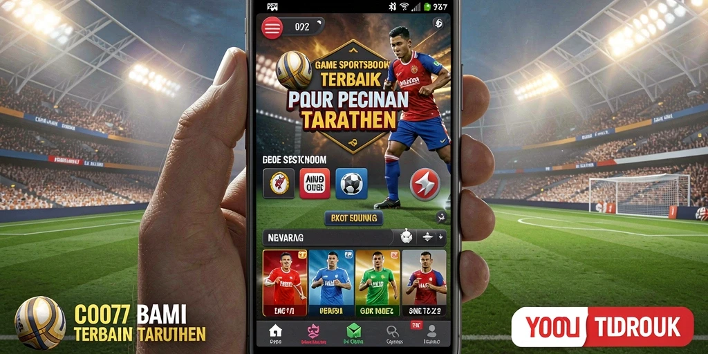 Screenshot utama C0077 menunjukkan pengalaman taruhan olahraga yang imersif.