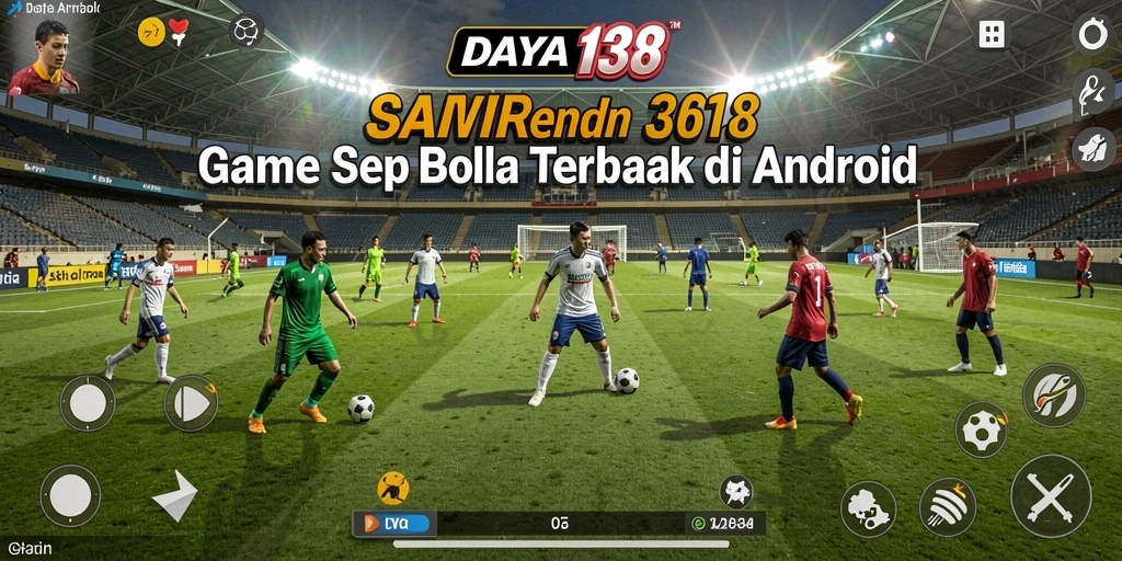 Tampilan permainan sepak bola yang menggugah semangat dan mengasyikkan.