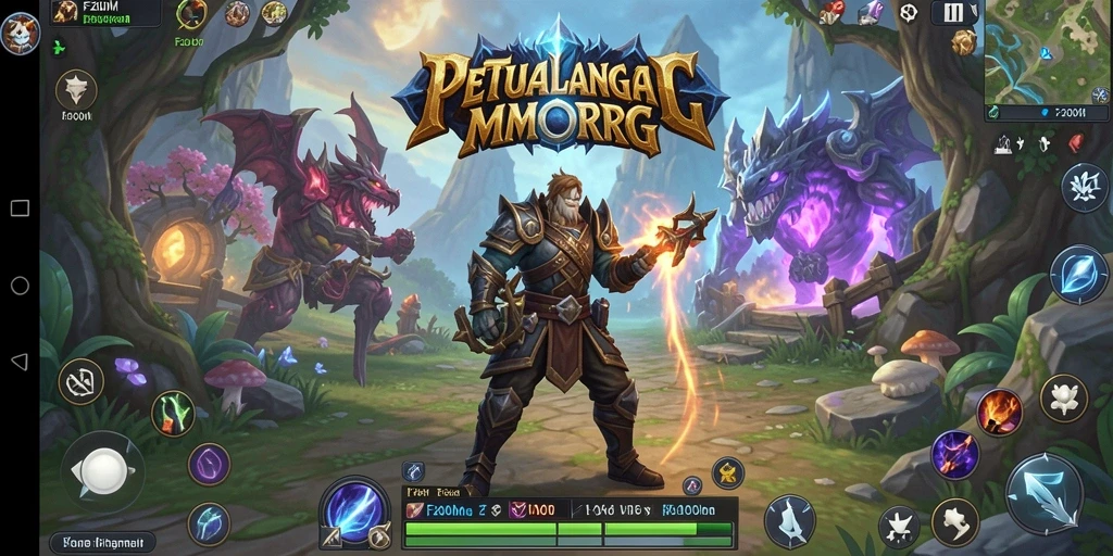 Tampilan gameplay menakjubkan dari F200M dengan aksi pertempuran seru.