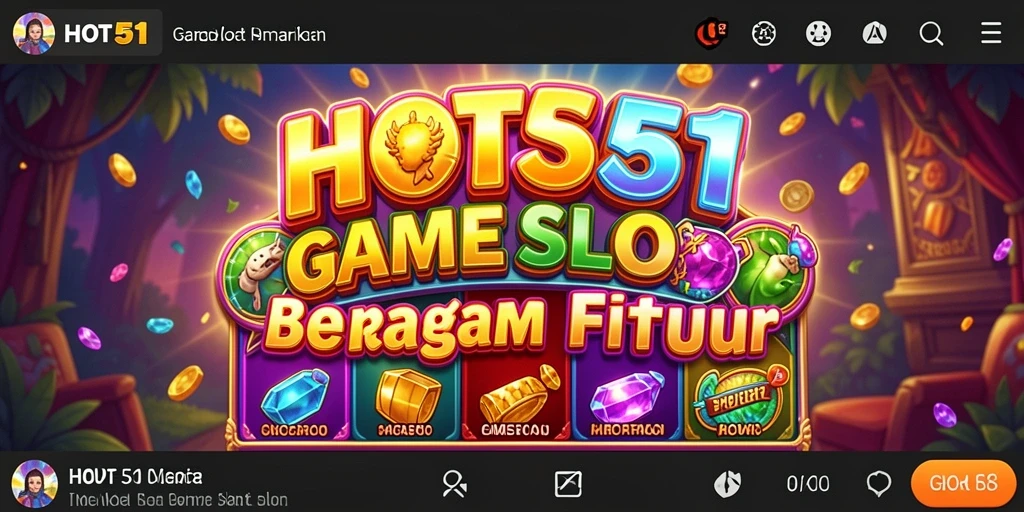 Tampilan gameplay HOT51 menunjukkan keseruan permainan Slot yang menarik.