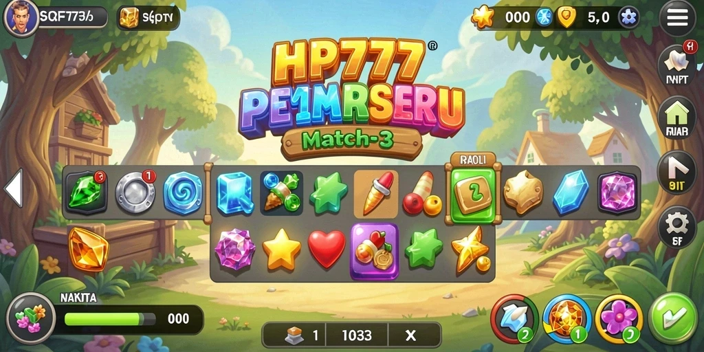 Visual menarik dari gameplay HP777 yang seru dan penuh warna.