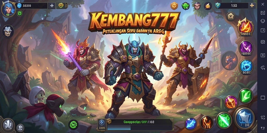 Tampilan gameplay ARPG KEMBANG777 yang memikat dan dinamis.