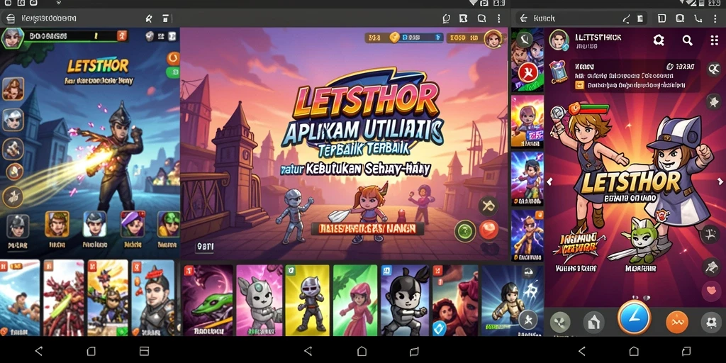 Screenshot utama LETSTHOR menunjukkan fitur utilitas yang membantu penggunaan sehari-hari.
