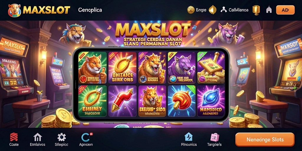 Tampilan utama gameplay MAXSLOT yang menarik dan penuh strategi.
