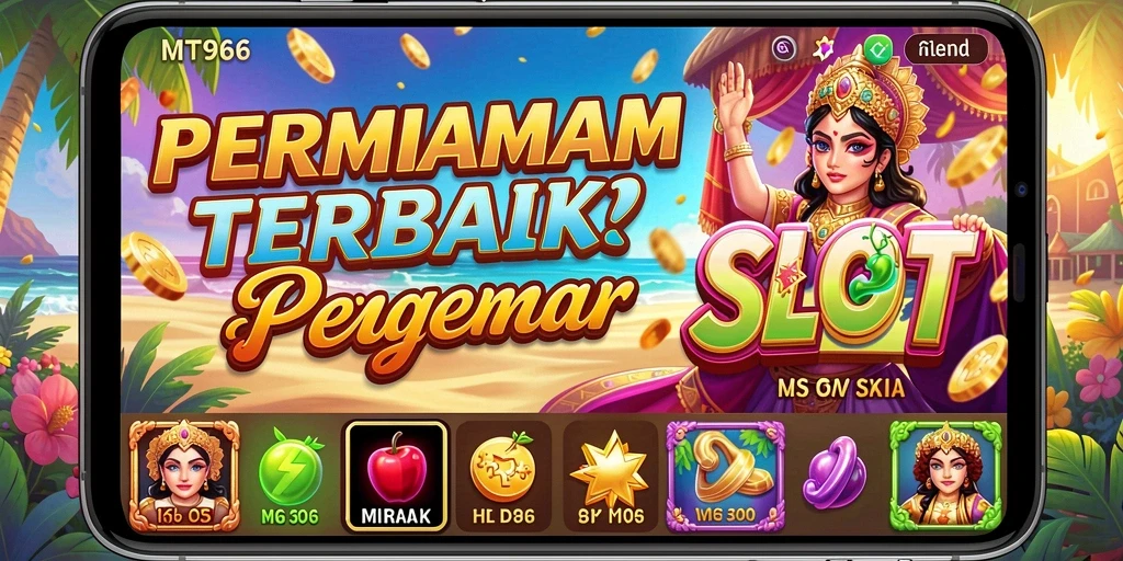 Tampilan gameplay menarik dari game Slot MT966 dengan efek visual yang memukau.