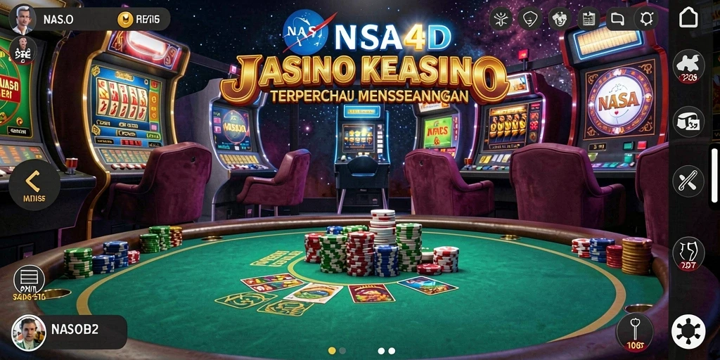 Tampilan menarik gameplay Kasino di aplikasi NASA4D.