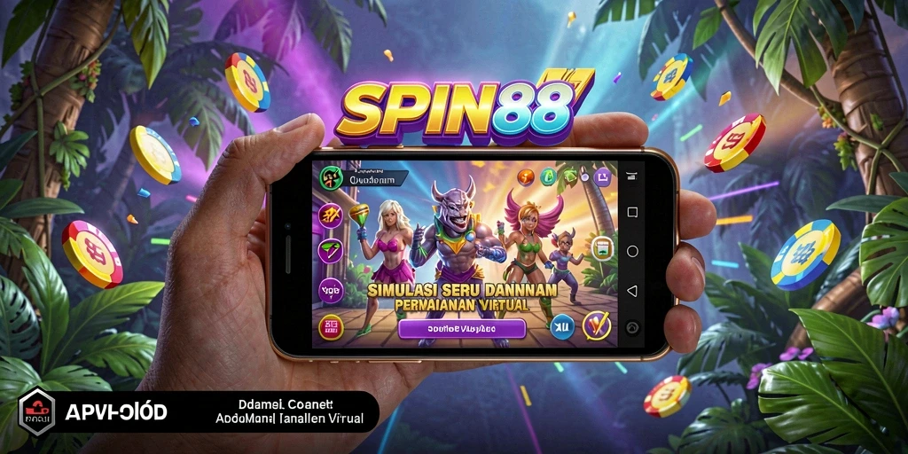 Tampilan gameplay SPIN88 yang menarik dan dinamis.