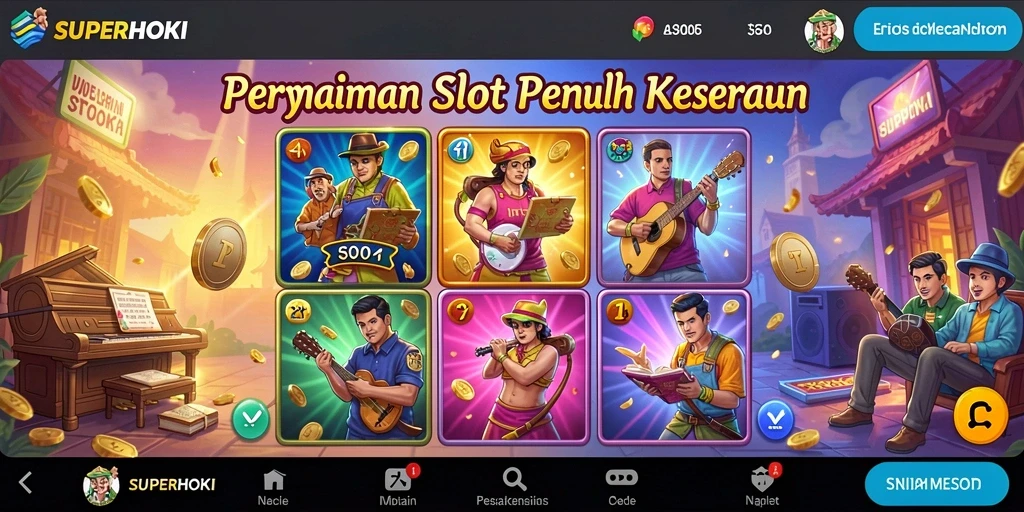 Screenshot gameplay SUPERHOKI menampilkan keseruan dan grafis yang memukau.