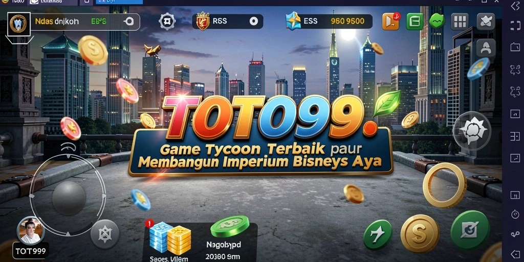 Screenshot gameplay TOTO99 menampilkan manajemen bisnis yang mendebarkan.